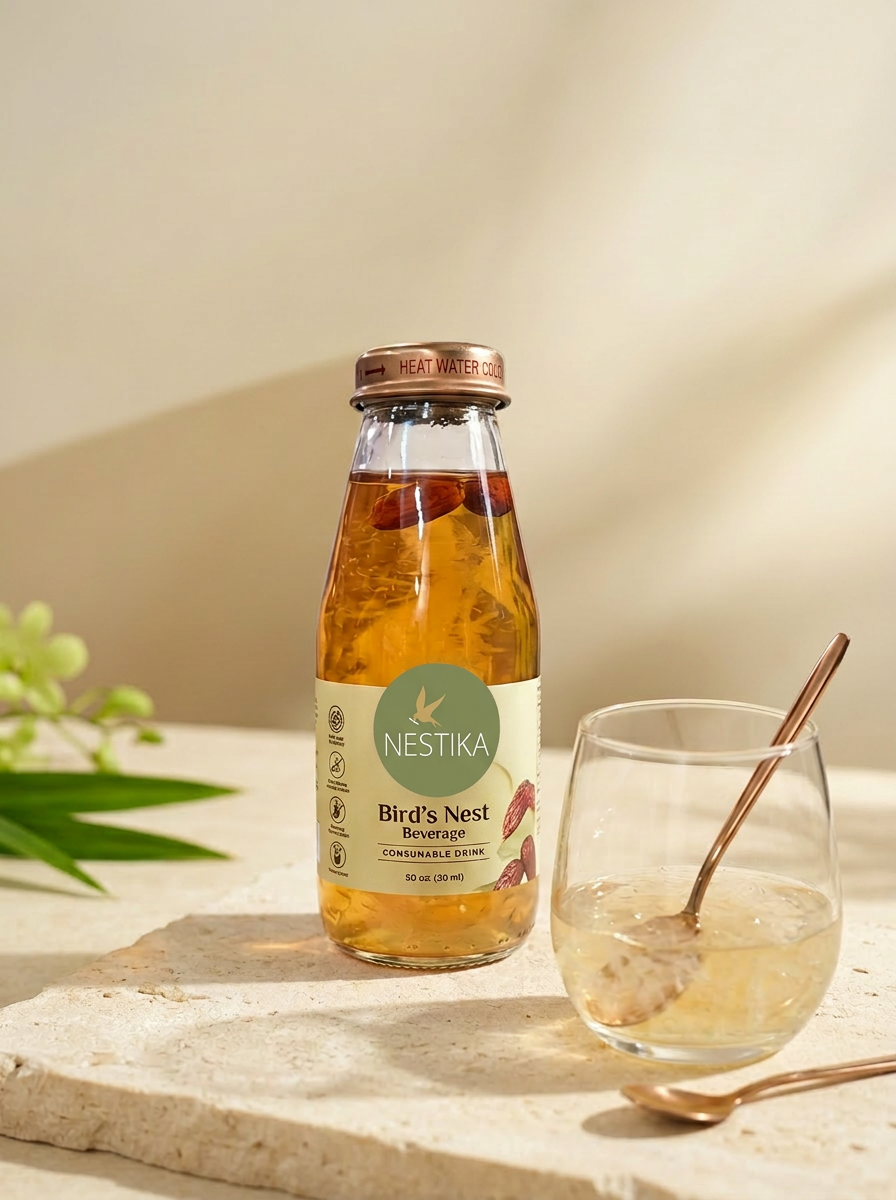 Nestika original bird's nest beverage bottle
